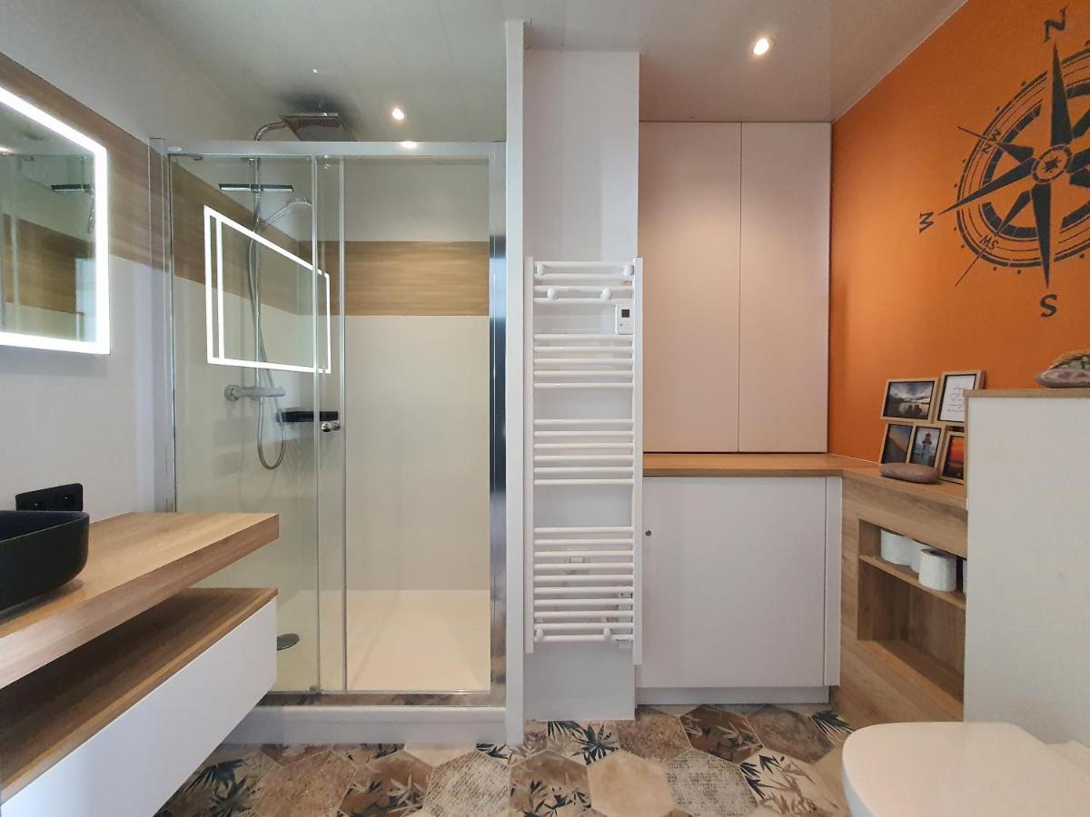 Appartement Bretagne Vue Mer Exceptionnelle Sur Les Hauts D'Erquy Au Calme ! Et Au Pied Du Gr34 Exterior foto