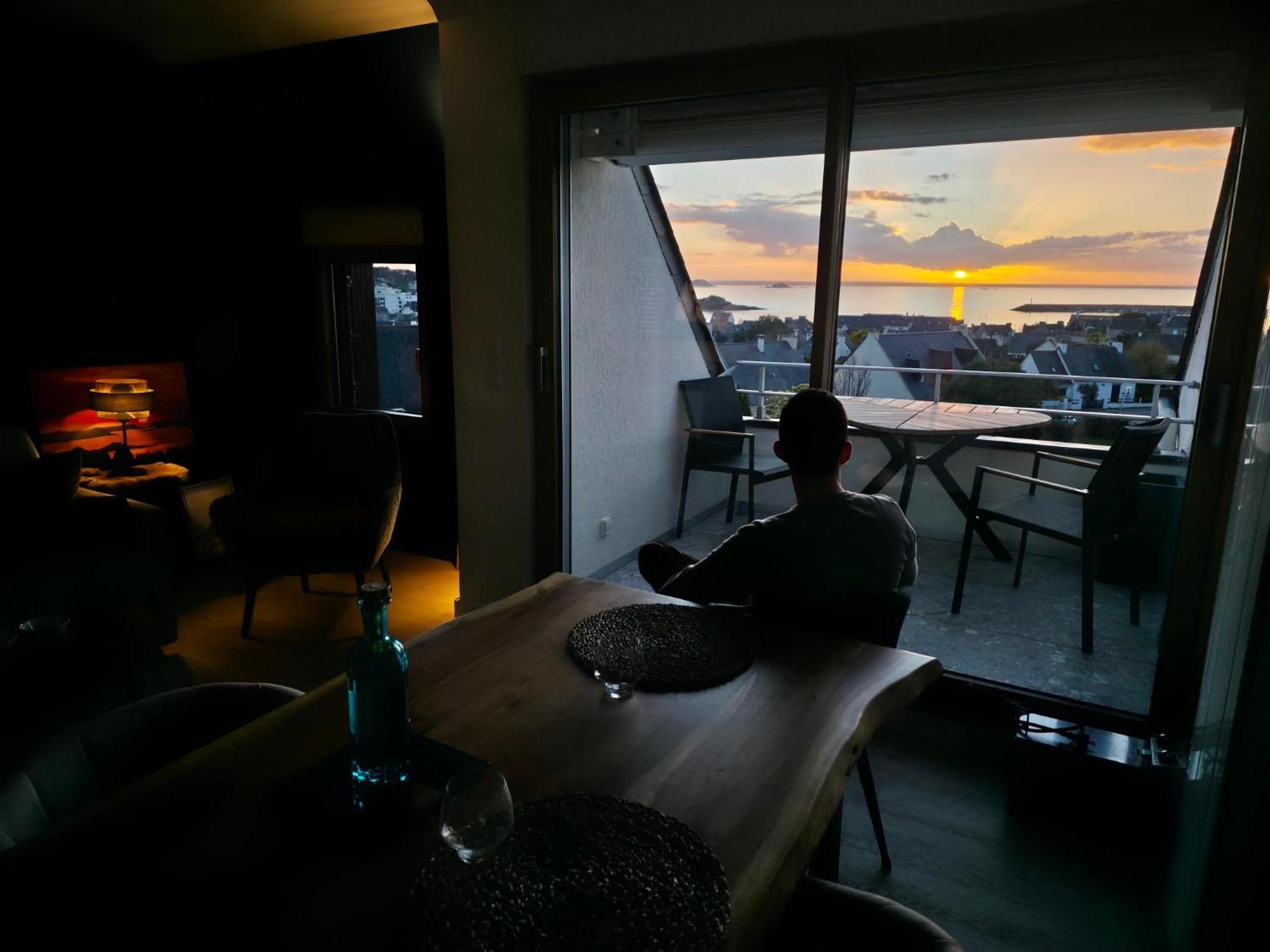 Appartement Bretagne Vue Mer Exceptionnelle Sur Les Hauts D'Erquy Au Calme ! Et Au Pied Du Gr34 Exterior foto
